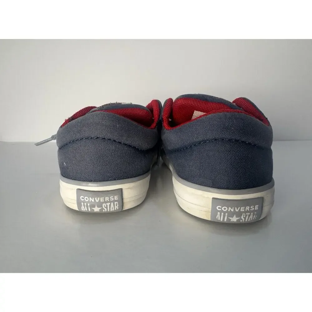 Converse All Star Low Top Toddler Sneakers Blue Red US 7 Infant Shoes